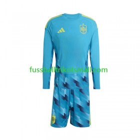 Fußballtrikots Spanien World Cup Torwart Kinder 2026 Langarm Heimtrikotsatz kaufen
